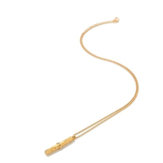 Hot Diamonds x Golden Edit Vertical Hope Bar Pendant