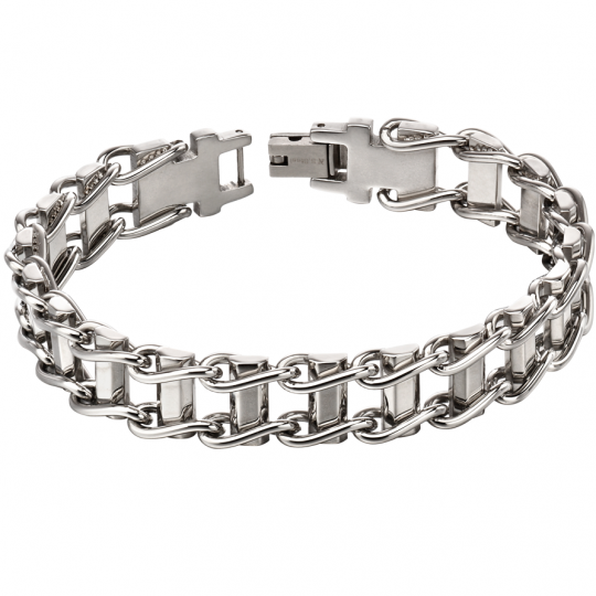 Fred Bennett Stainless Steel Bike Chain Bracelet