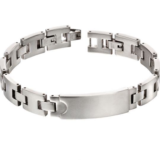 Fred Bennett Stainless Steel ID Bar Bracelet