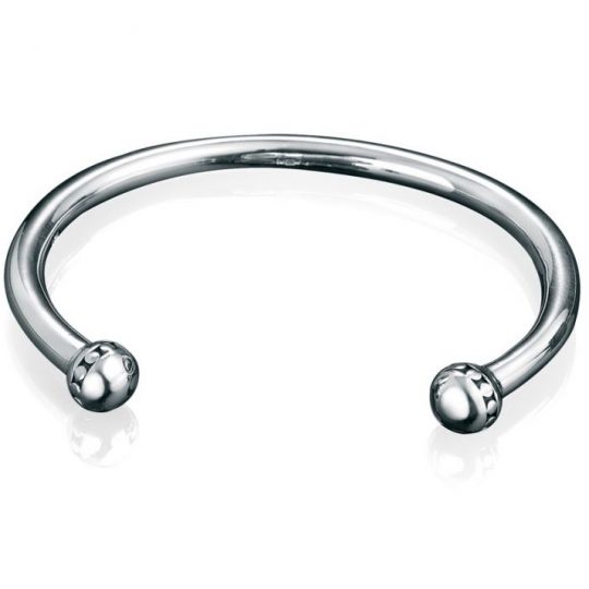 Fred Bennett Oxidised Silver Circle Bangle