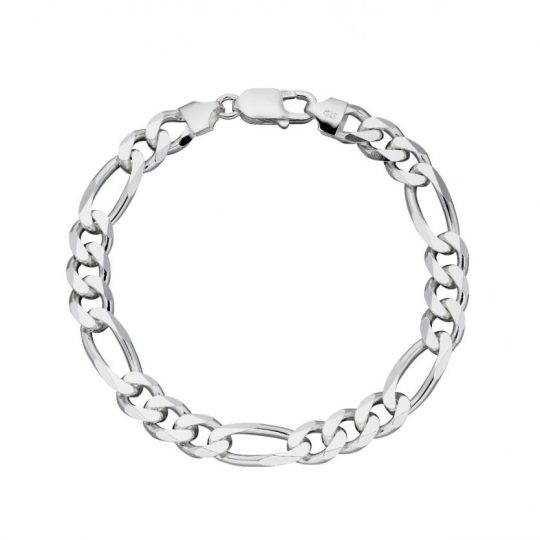 Fred Bennett Sterling Silver Heavyweight Figaro Bracelet
