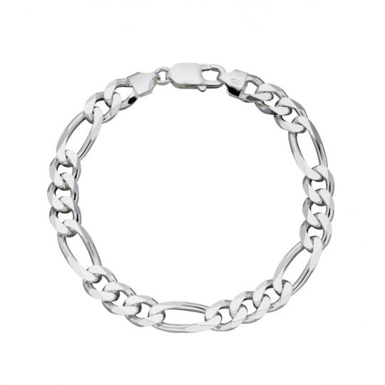 Fred Bennett Sterling Silver Heavyweight Figaro Bracelet