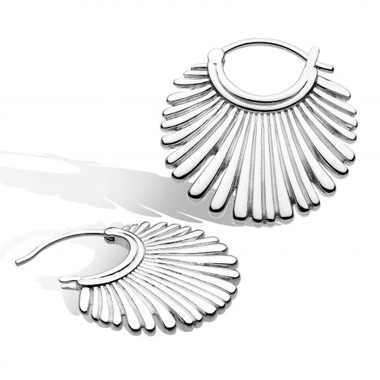 Kit Heath Essence Radiance Grande Fan Hoop Earrings