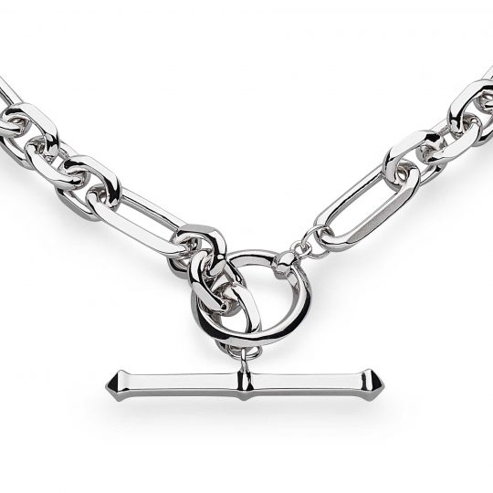 Kit Heath Revival Astoria Figaro Chain Link T-bar Necklace