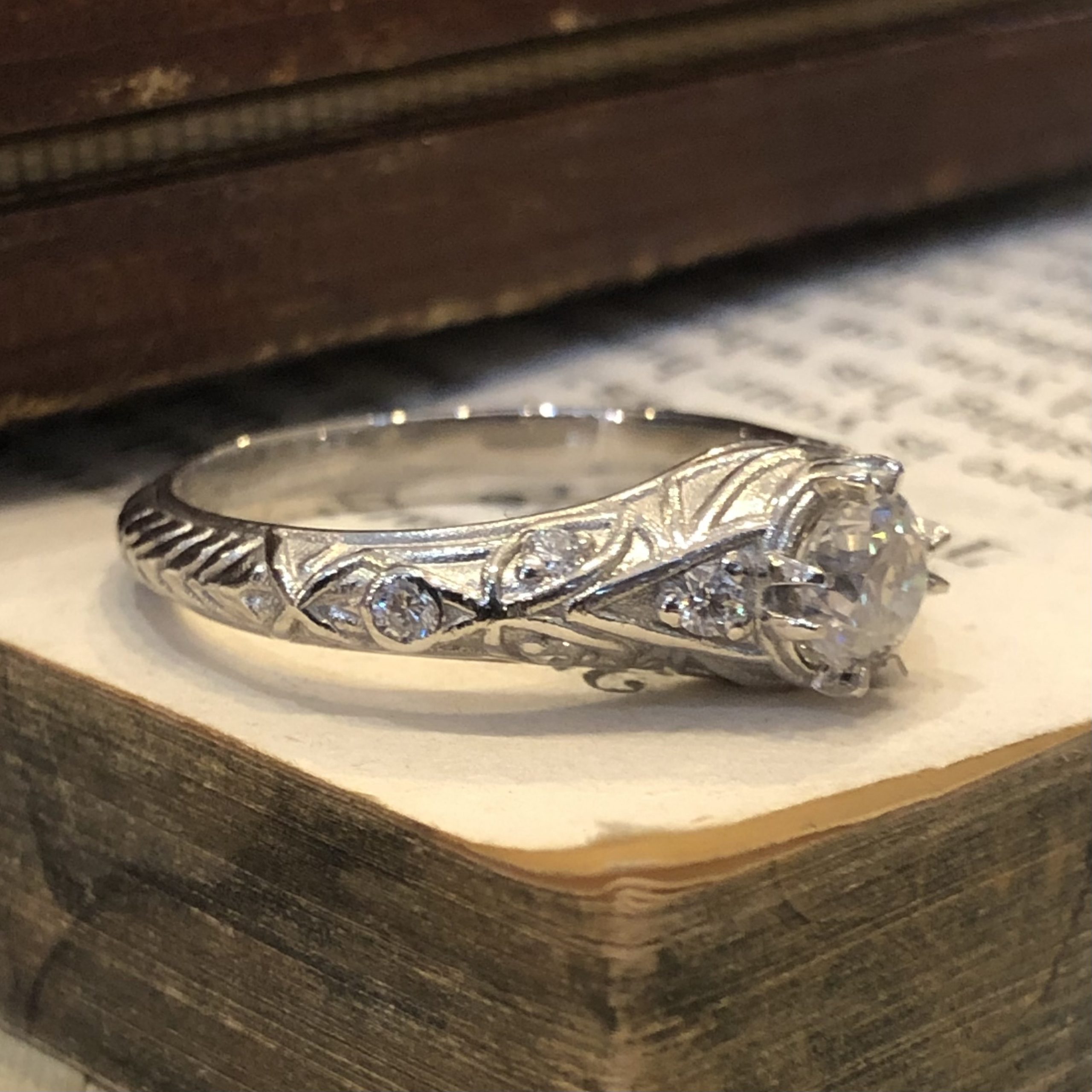Old fashioned engagement discount rings