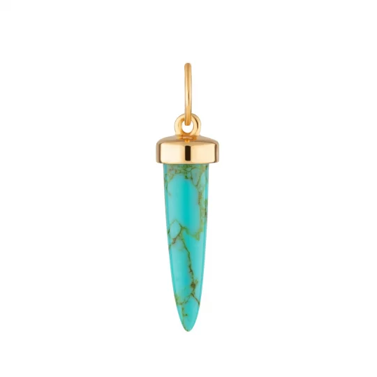 Scream Pretty Turquoise Spike Charm