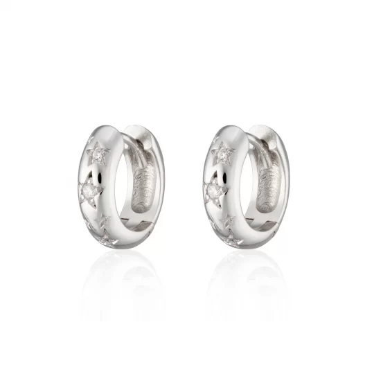 Scream Pretty Celestial Chunky Huggie Hoop Earrings