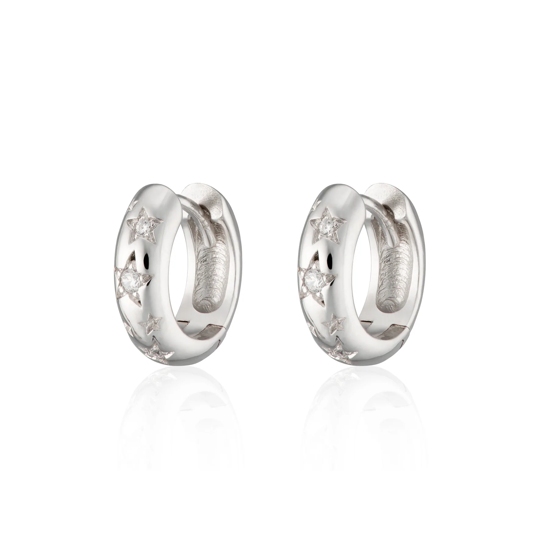 Celestial hoop earrings deals