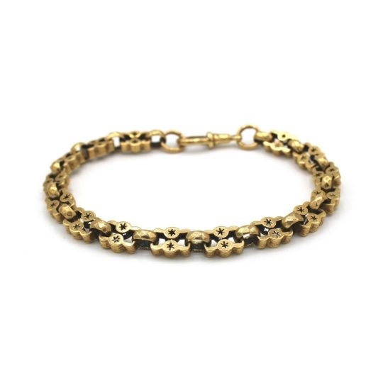 Victorian 9ct Yellow Gold Fancy Link Bracelet