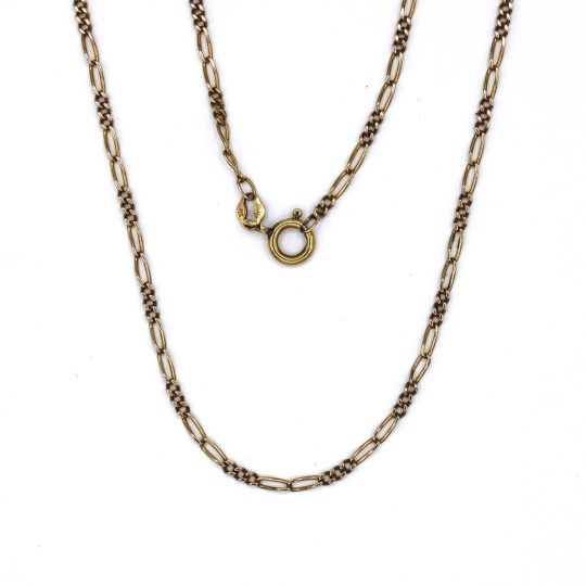 9ct Yellow Gold Vintage Figaro Chain