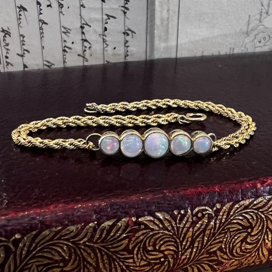 Remodelled Double Chain Opal Bracelet