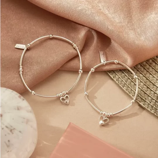 ChloBo Mini Noodle Ball In Heart Bracelet
