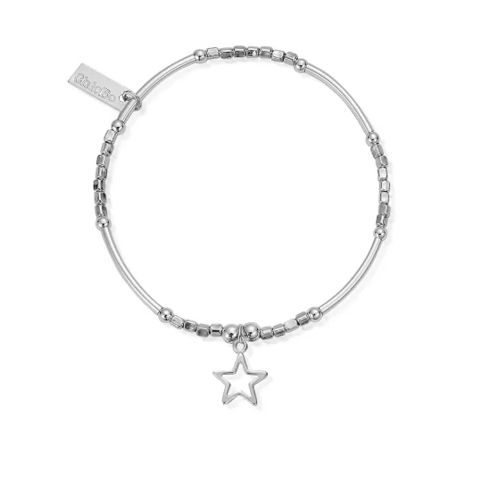 ChloBo Mini Noodle Cube Open Star Bracelet