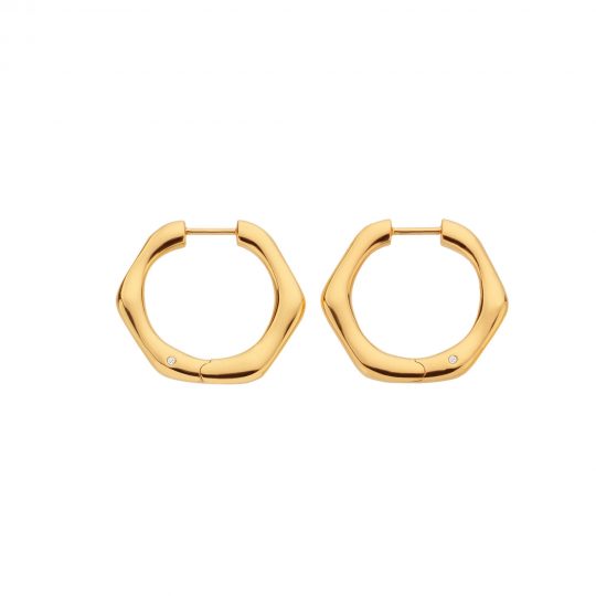 Hot Diamonds x Golden Edit Fluid Earrings