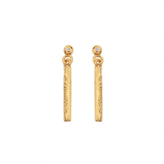 Hot Diamonds X Jac Jossa Hope Bar Drop Earrings