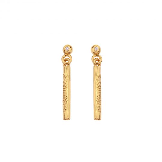 Hot Diamonds X Jac Jossa Hope Bar Drop Earrings