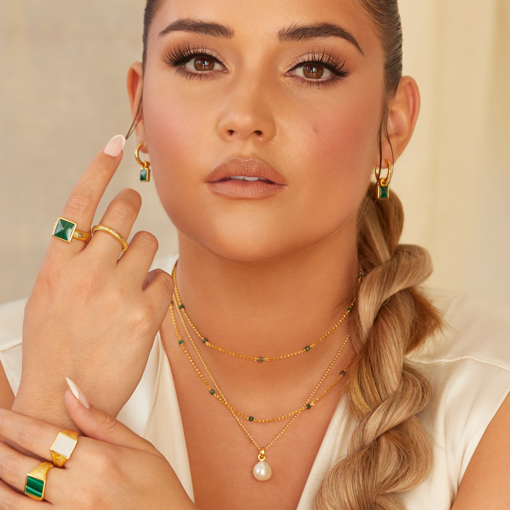 Hot Diamonds X Jac Jossa Revive Malachite Choker 32 39cm Uncategorized Jenny Jones Jewellery