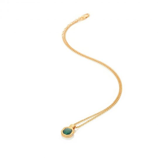 Hot Diamonds X Jac Jossa Revive Malachite Pendant