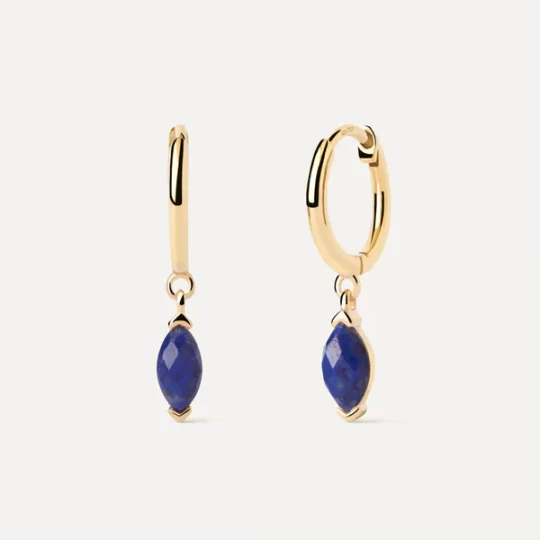 PDPAOLA Lapis Lazuli Nomad Hoops