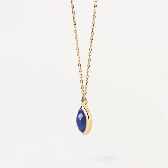 PDPAOLA Lapis Lazuli Nomad Necklace