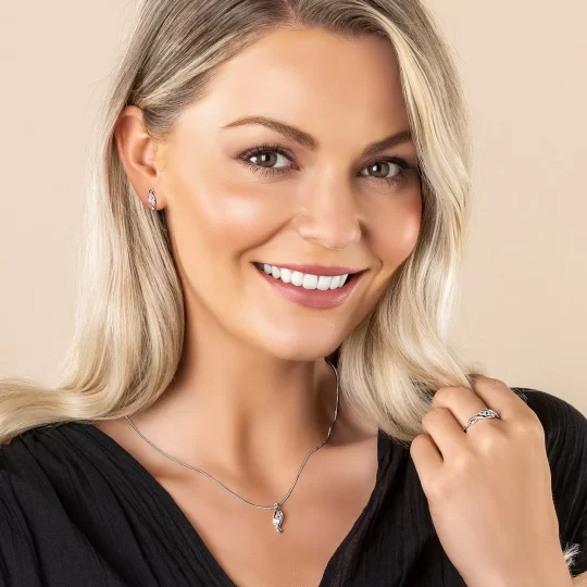 Clogau Past Present Future Stud Earrings