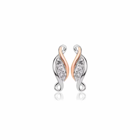 Clogau Past Present Future Stud Earrings