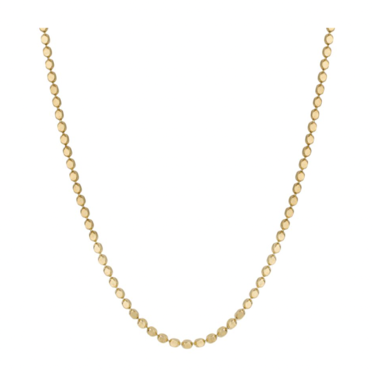 Gecko 9ct Yellow Gold Diamond Cut Chain Necklace