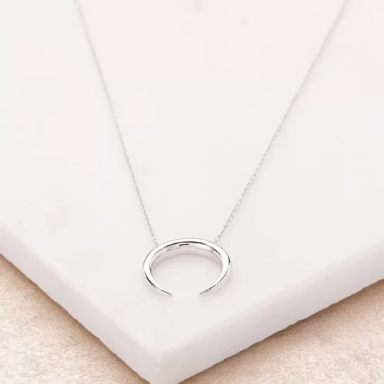 Scream Pretty Horn Necklace with Slider Clasp