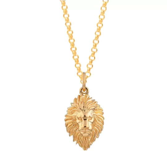 Scream Pretty Lion Head Necklace