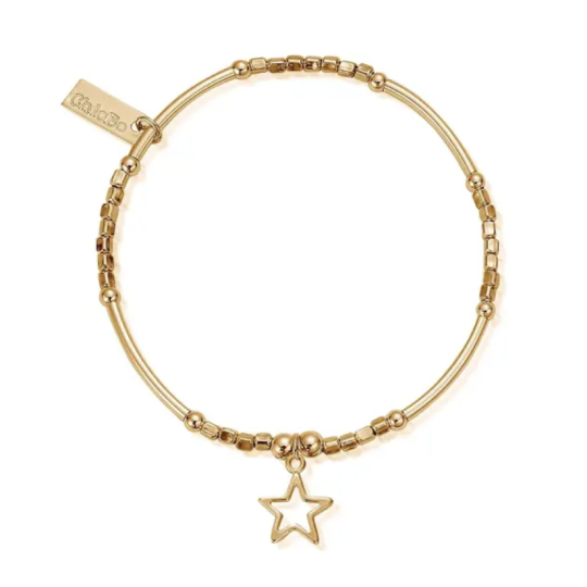 ChloBo Mini Noodle Cube Open Star Bracelet