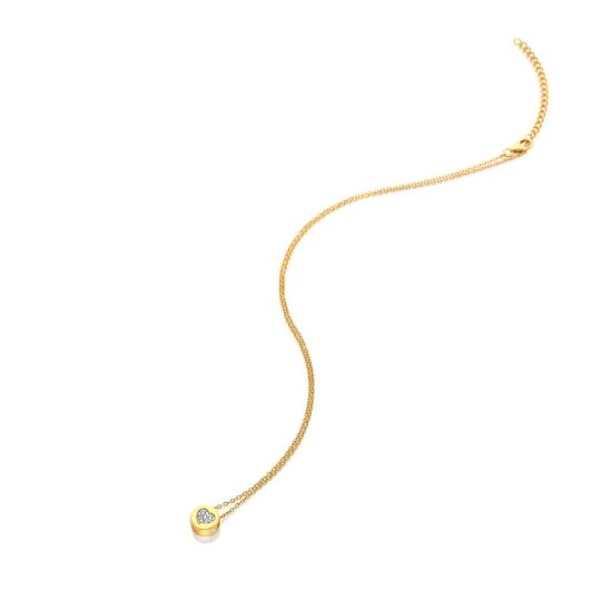 Hot Diamonds x Golden Edit Heart Necklace
