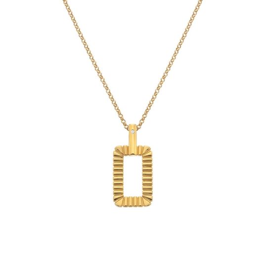 Hot Diamonds x Golden Edit Radiant Pendant