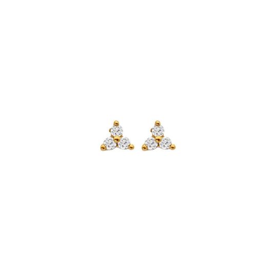 Hot Diamonds X Jac Jossa White Topaz Micro Stud Earrings