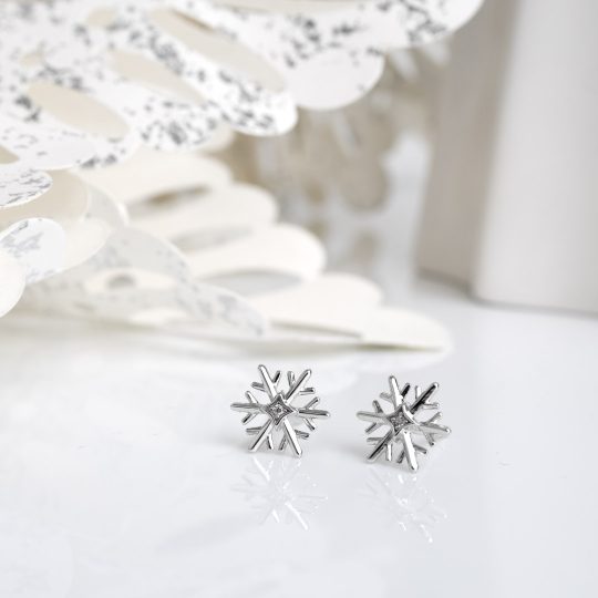 Kit Heath Céleste Astoria Snow Stud Earrings