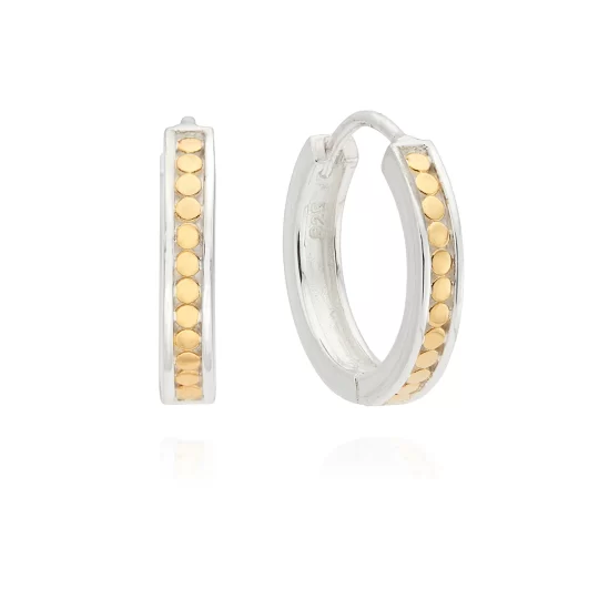 Anna Beck Classic Hinge Reversible Hoop Earrings