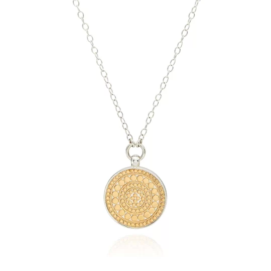 Anna Beck Classic Reversible Disc Pendant Necklace