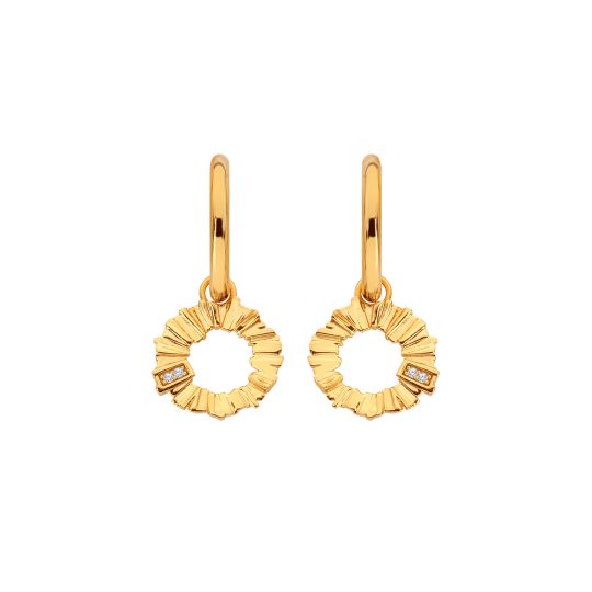 Hot Diamonds x GE Believe Hoop Earrings